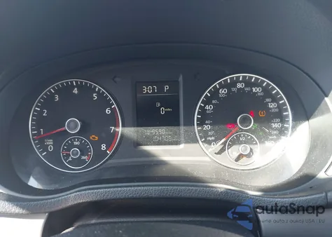 2012 Volkswagen Passat 2.5L S из США, поврежденный, VIN 1VWAP7A39CC009555